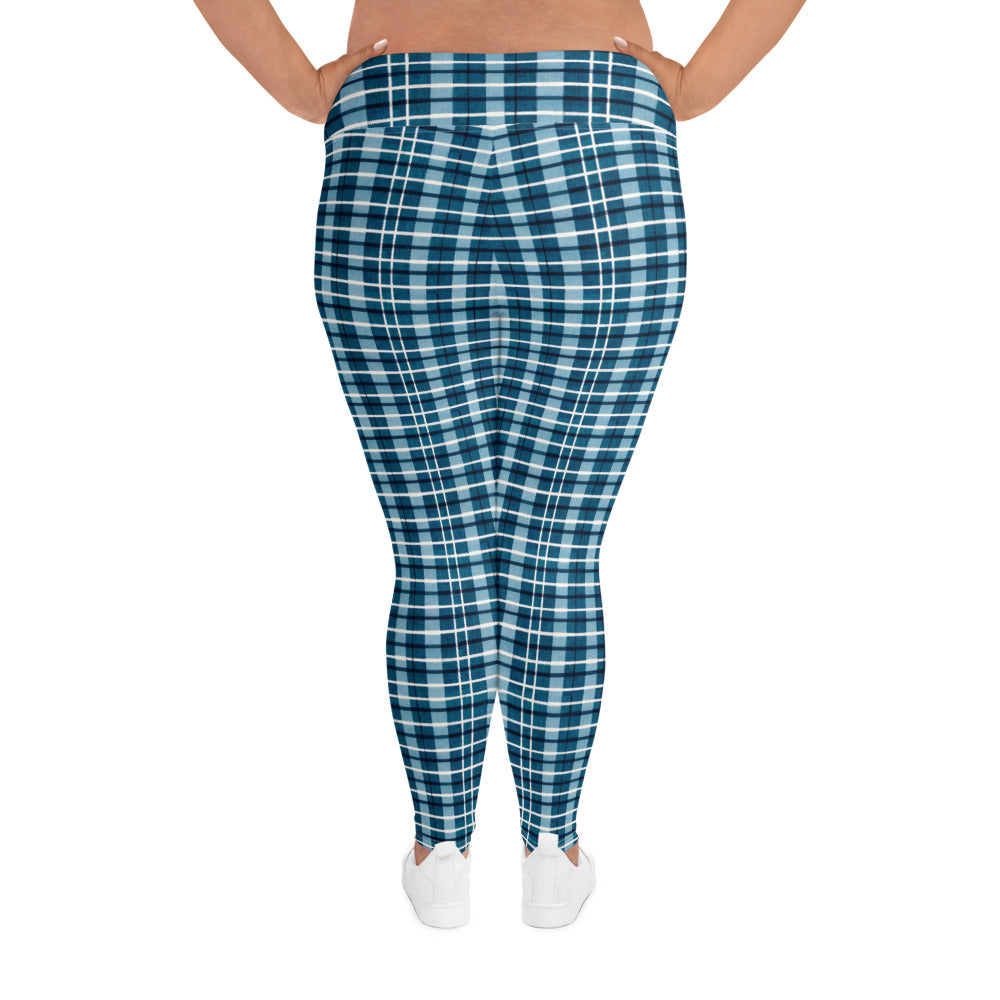 Scotsman’s Skyward Plaid Plus Size Leggings