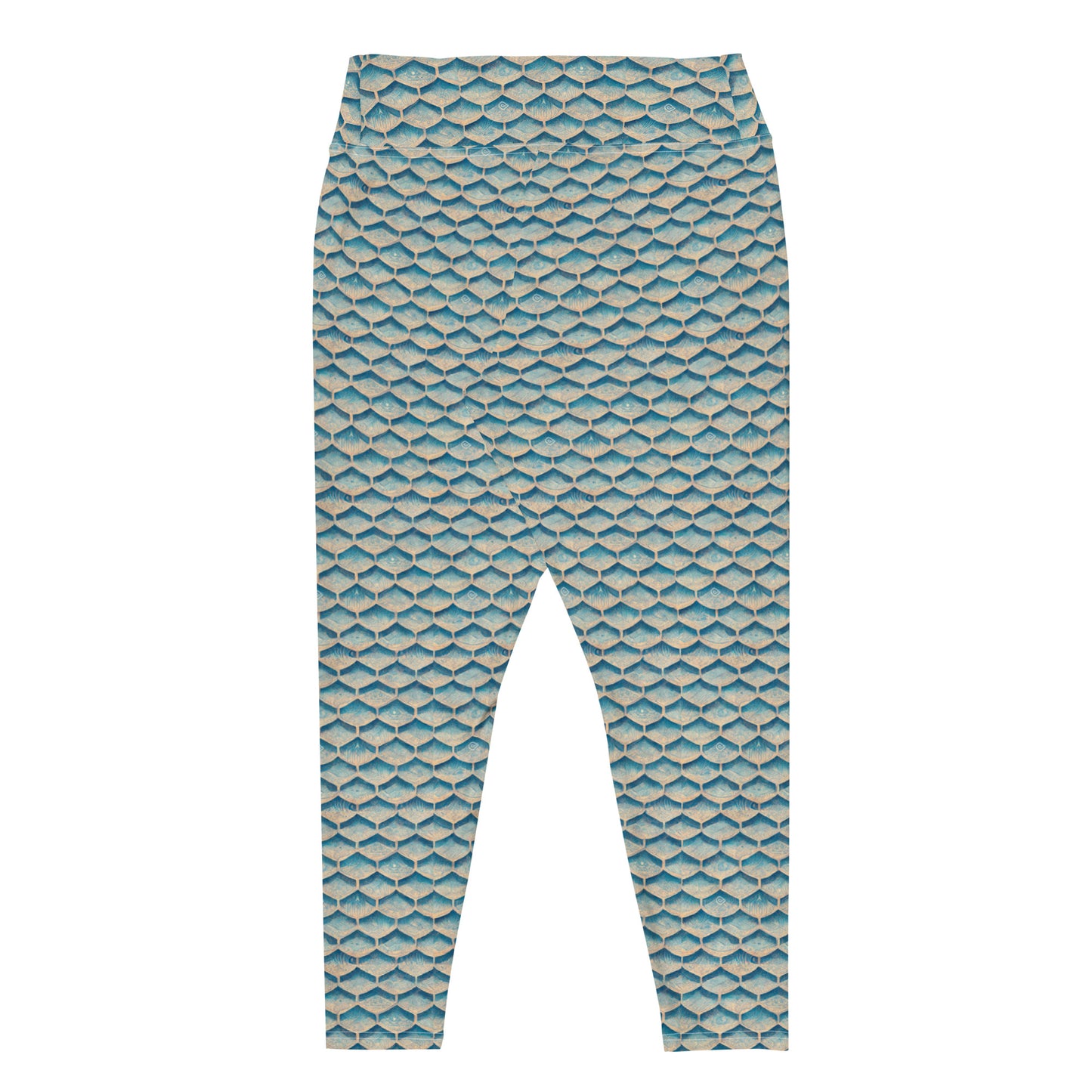 Seafoam Scales Plus Size Leggings