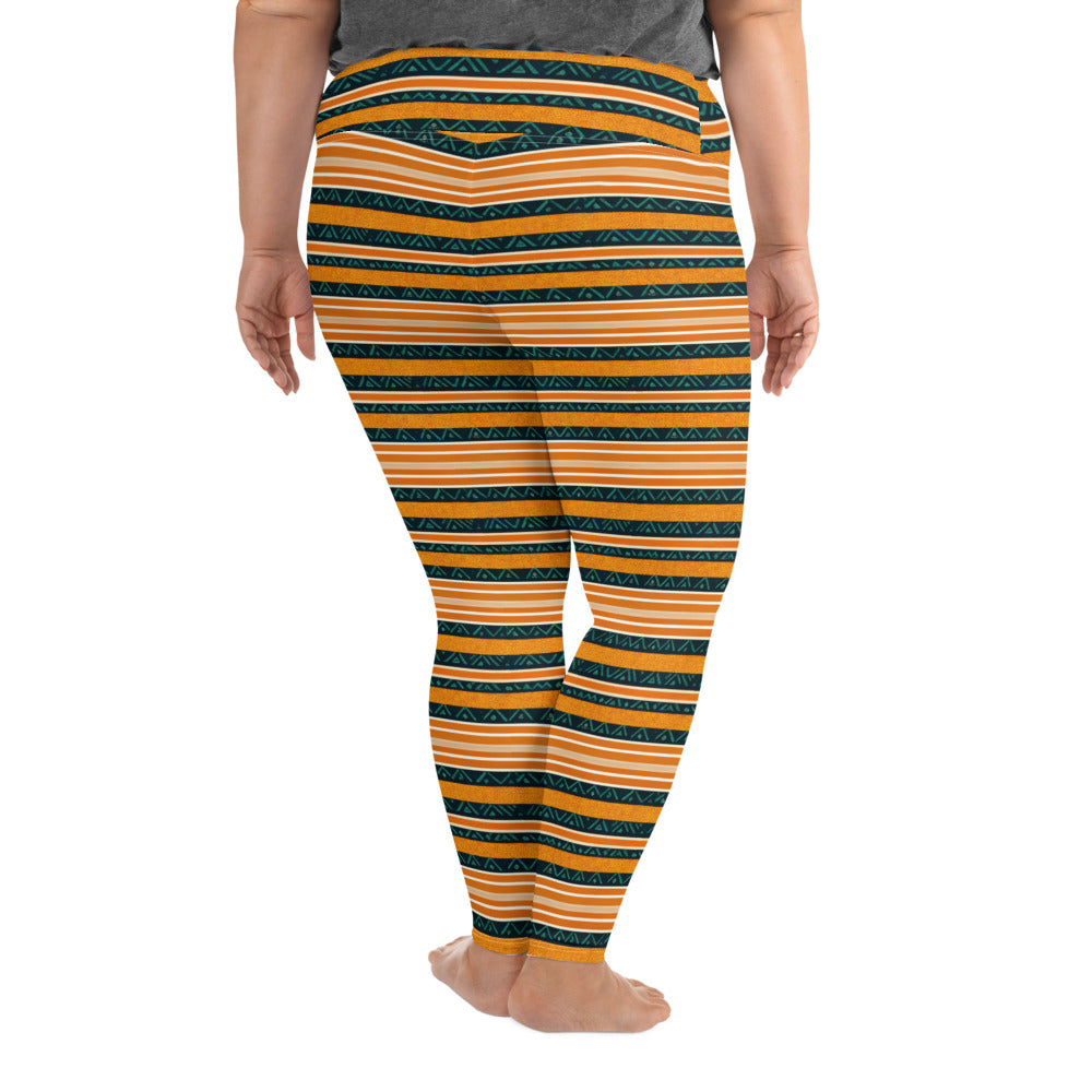 Serengeti Symphony Plus Size Leggings