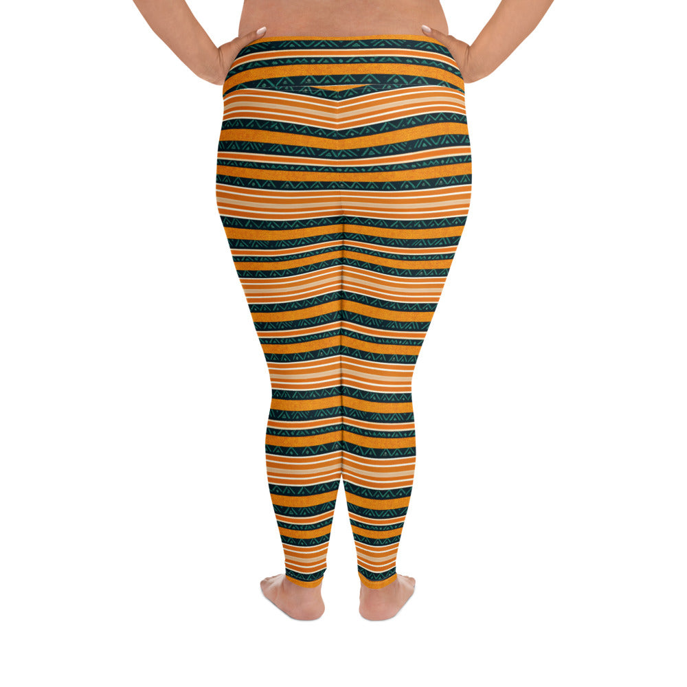 Serengeti Symphony Plus Size Leggings