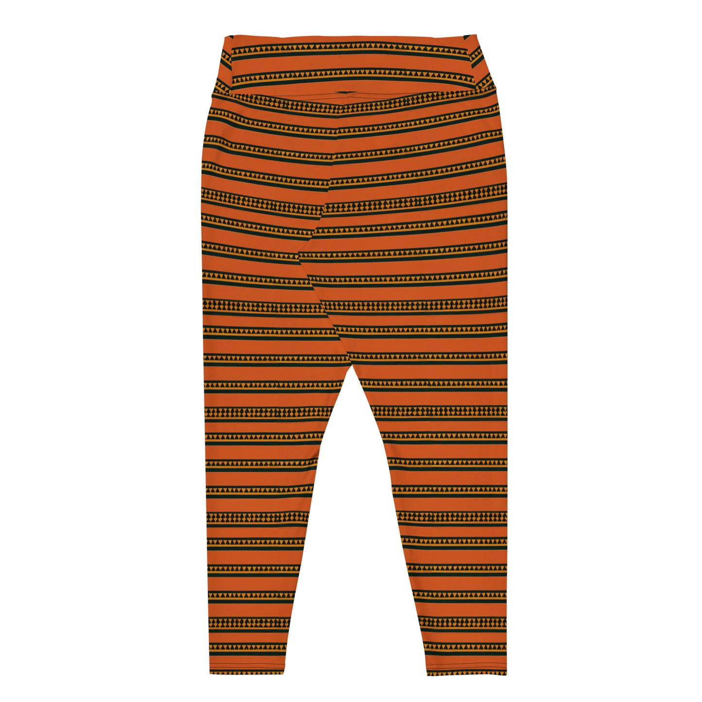 Timbuktu Tangerine Tapestry Plus Size Leggings