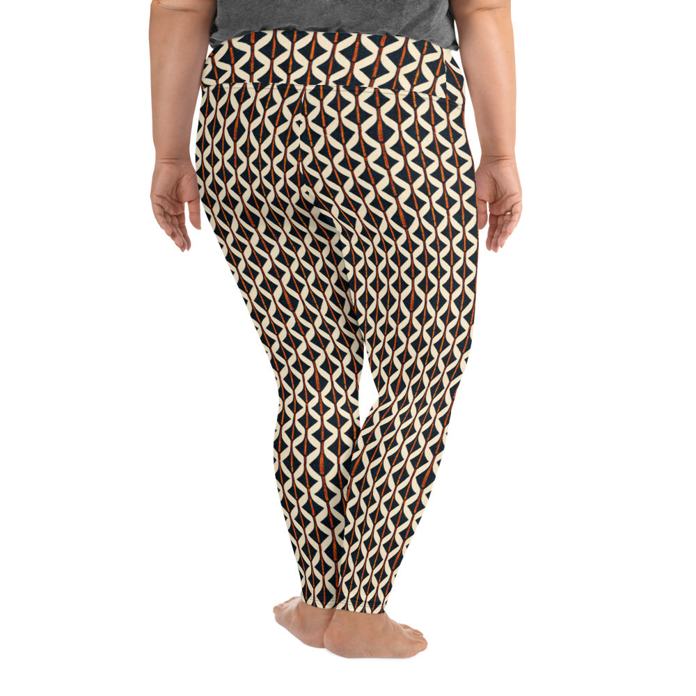 Tribal Tones In Harmony Plus Size Leggings