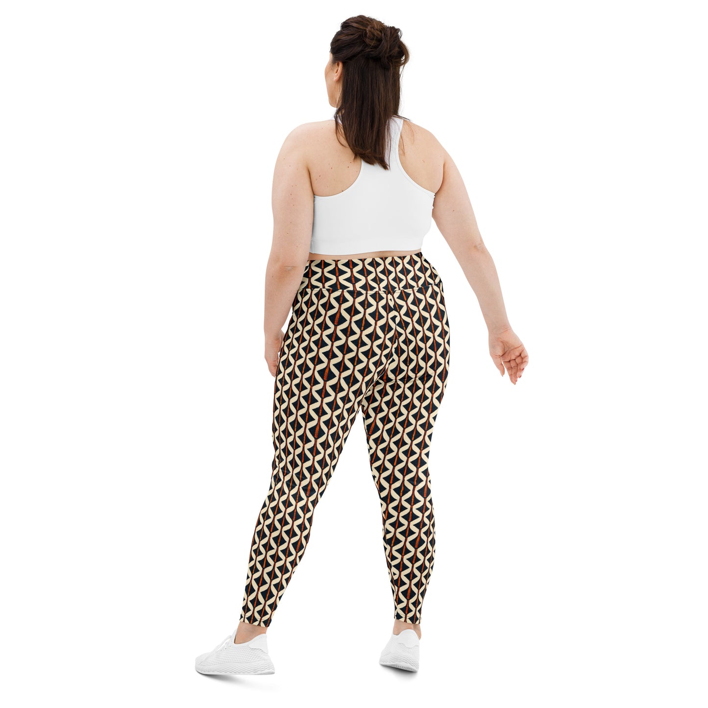 Tribal Tones In Harmony Plus Size Leggings