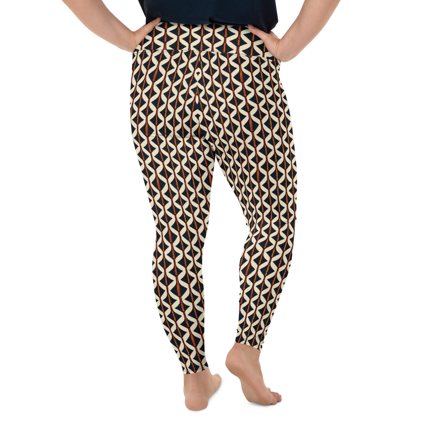 Tribal Tones In Harmony Plus Size Leggings