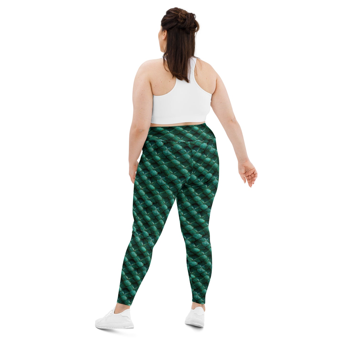 Emeralda the Great Forest Dragon Plus Size Leggings