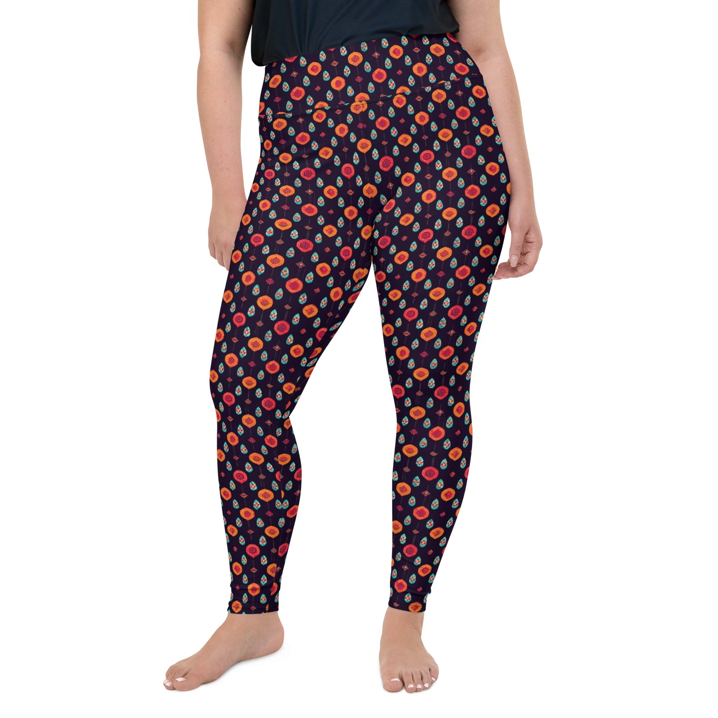 Free Spirited Flora Plus Size Leggings