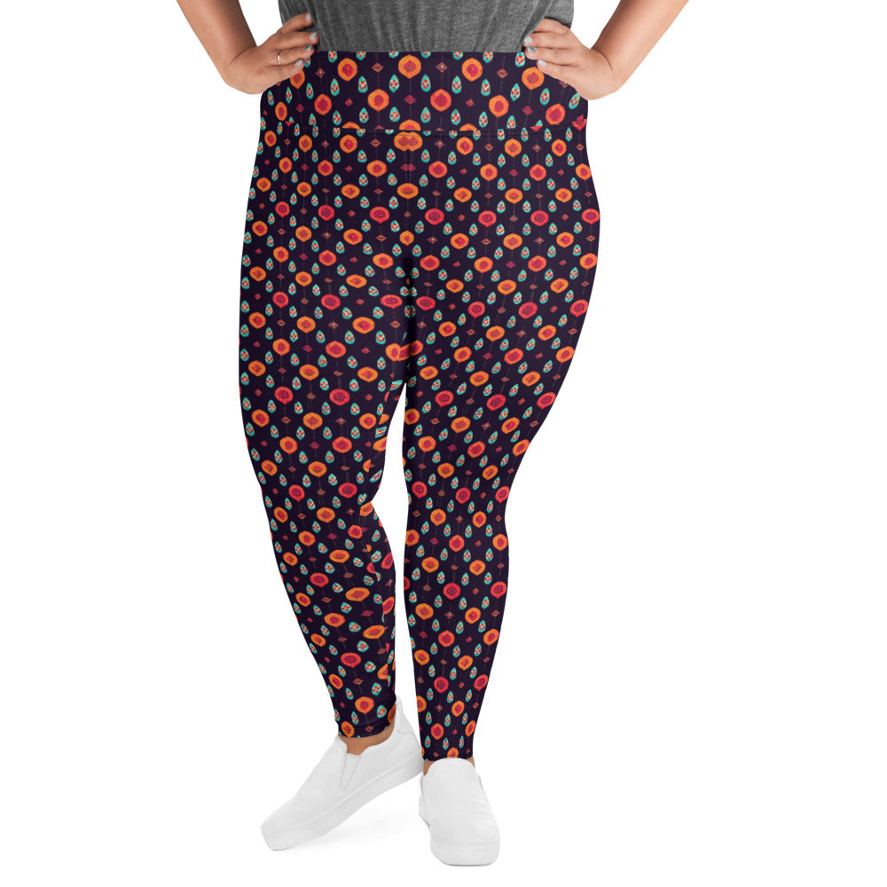 Free Spirited Flora Plus Size Leggings