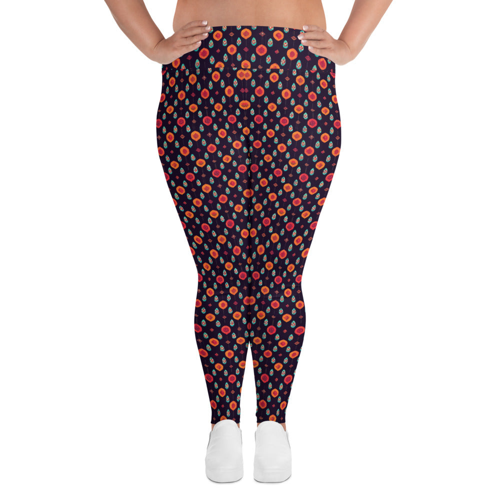 Free Spirited Flora Plus Size Leggings