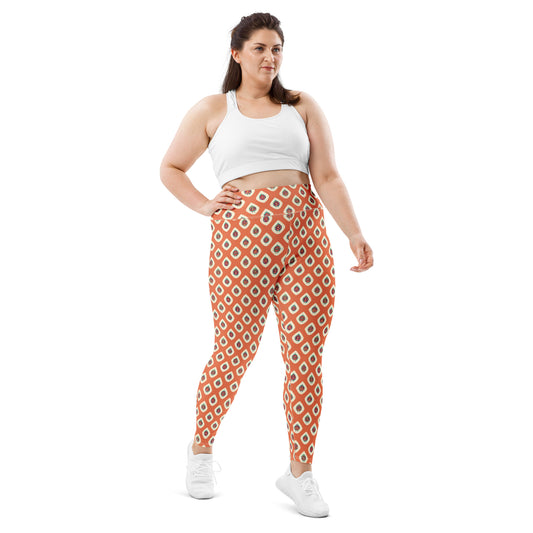 Mango Tango Plus Size Leggings