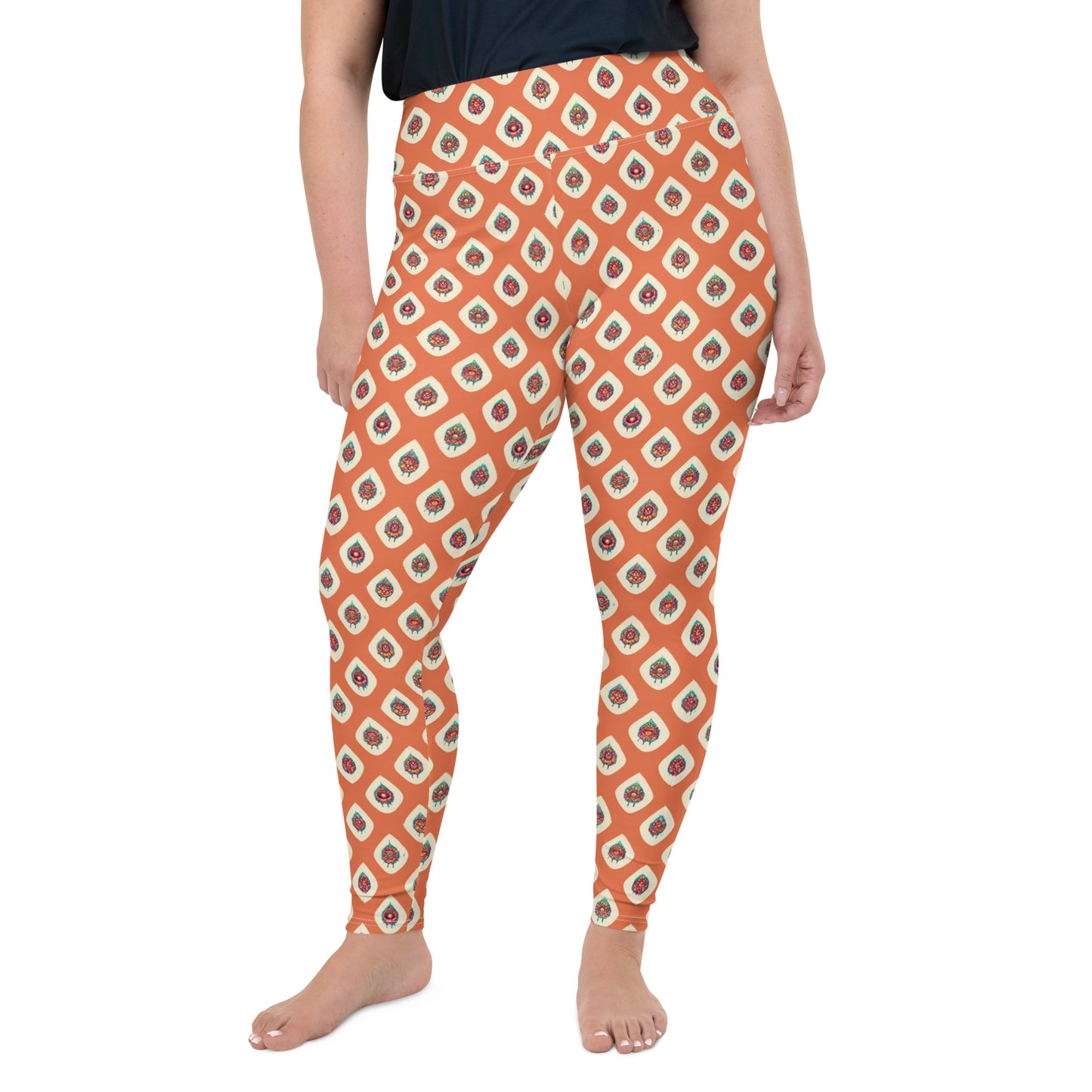 Mango Tango Plus Size Leggings