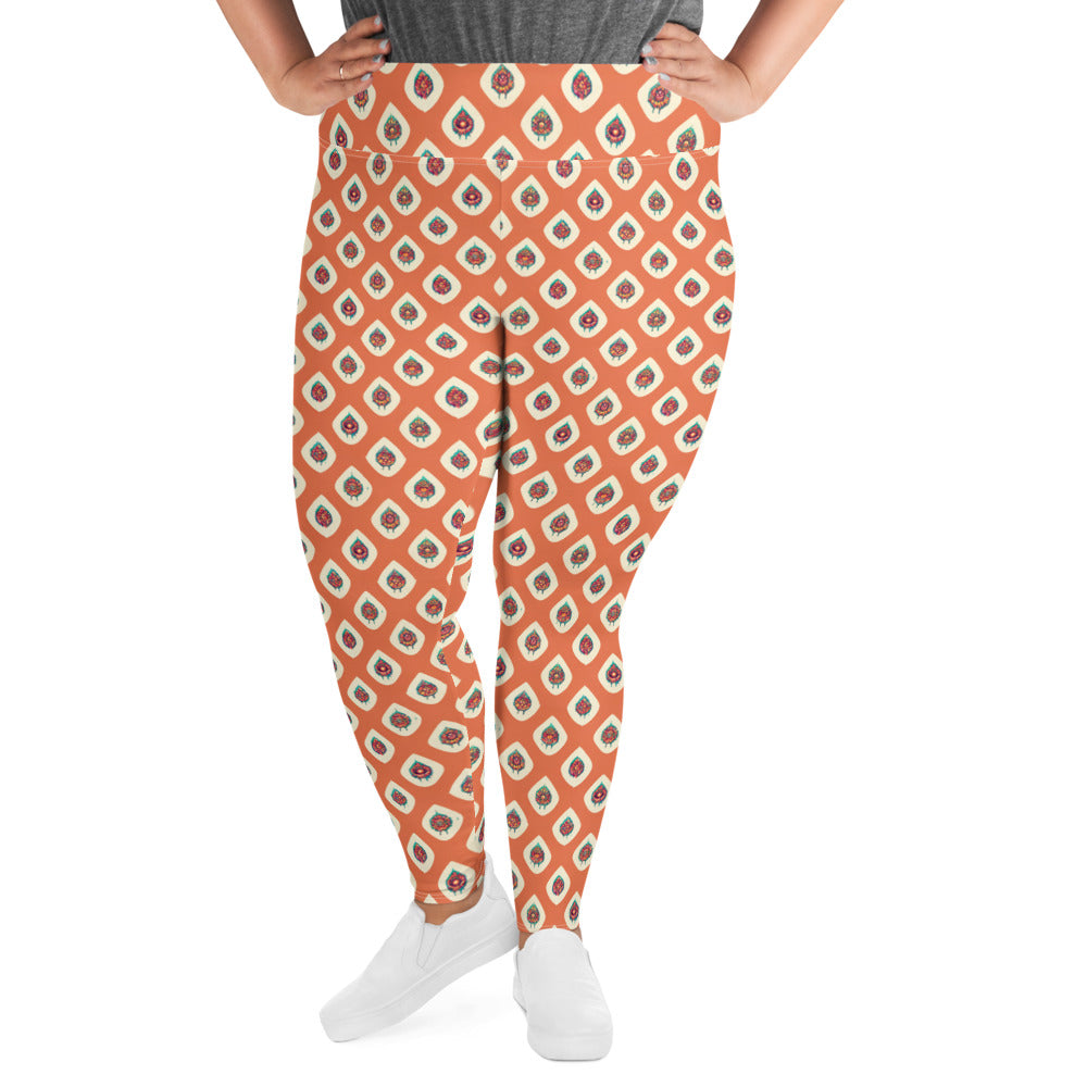 Mango Tango Plus Size Leggings