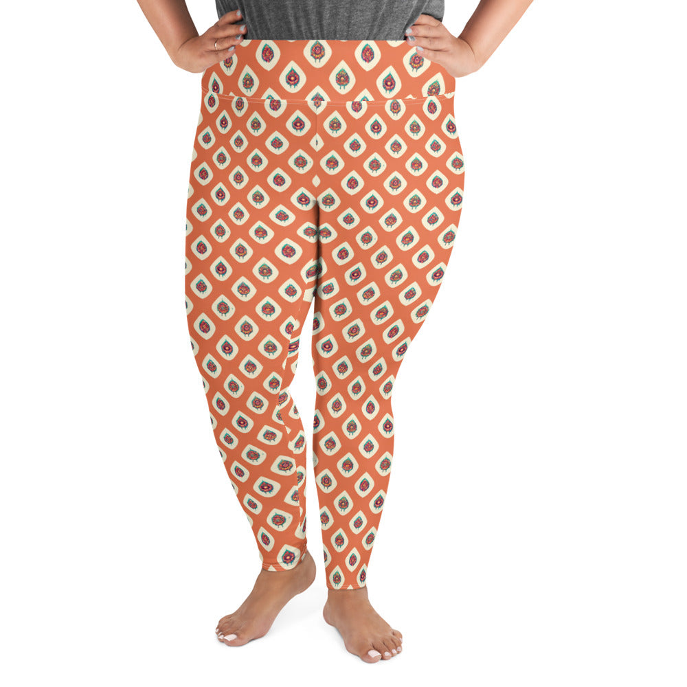 Mango Tango Plus Size Leggings