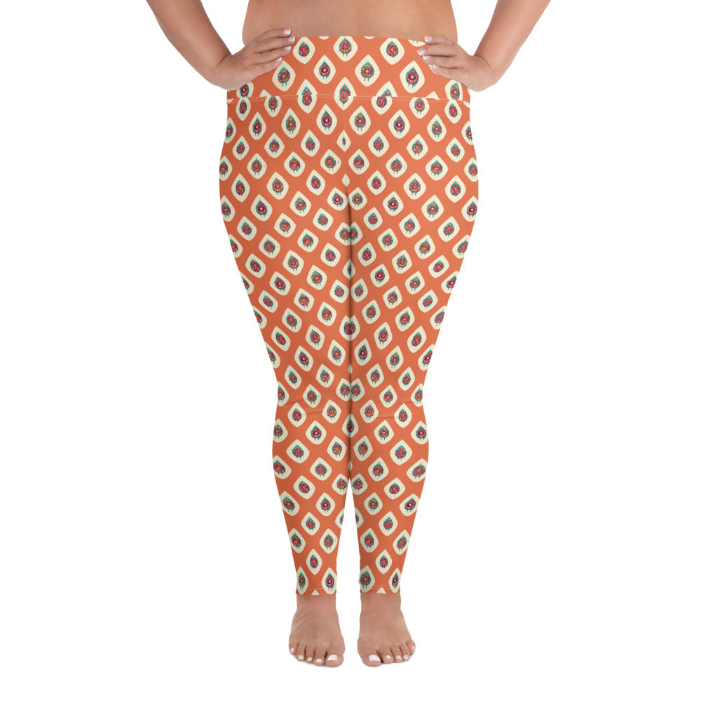 Mango Tango Plus Size Leggings