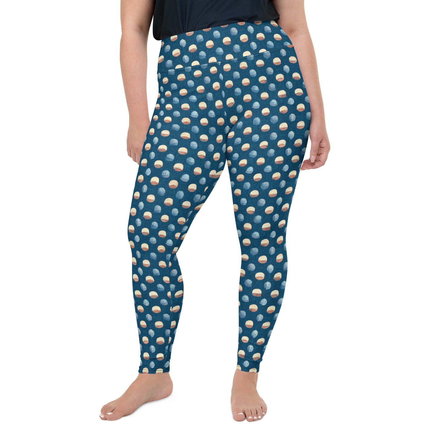 Play Ball Plus Size Leggings