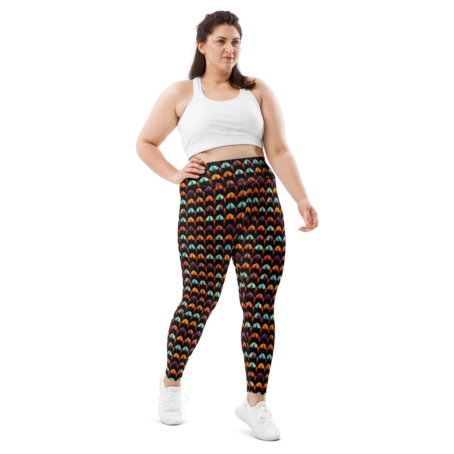 Quilted Wings Plus Size Leggings