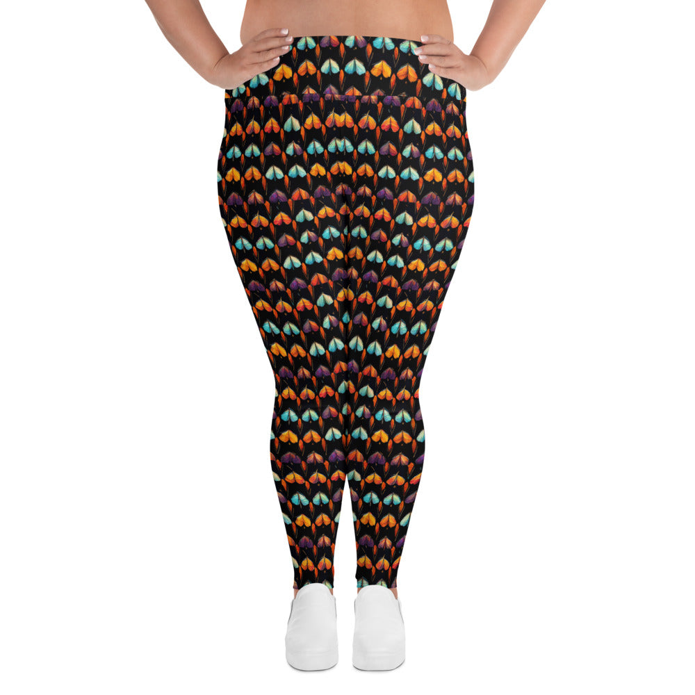 Quilted Wings Plus Size Leggings