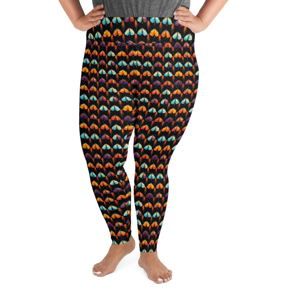 Quilted Wings Plus Size Leggings