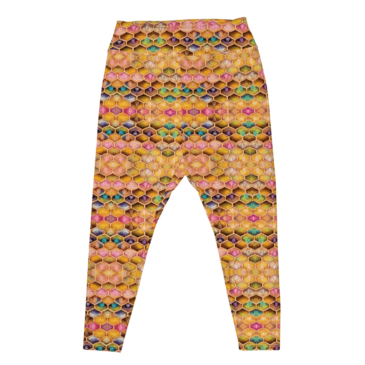 Rainbow Hive Radiance Plus Size Leggings