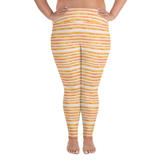 Rising Sun Plus Size Leggings