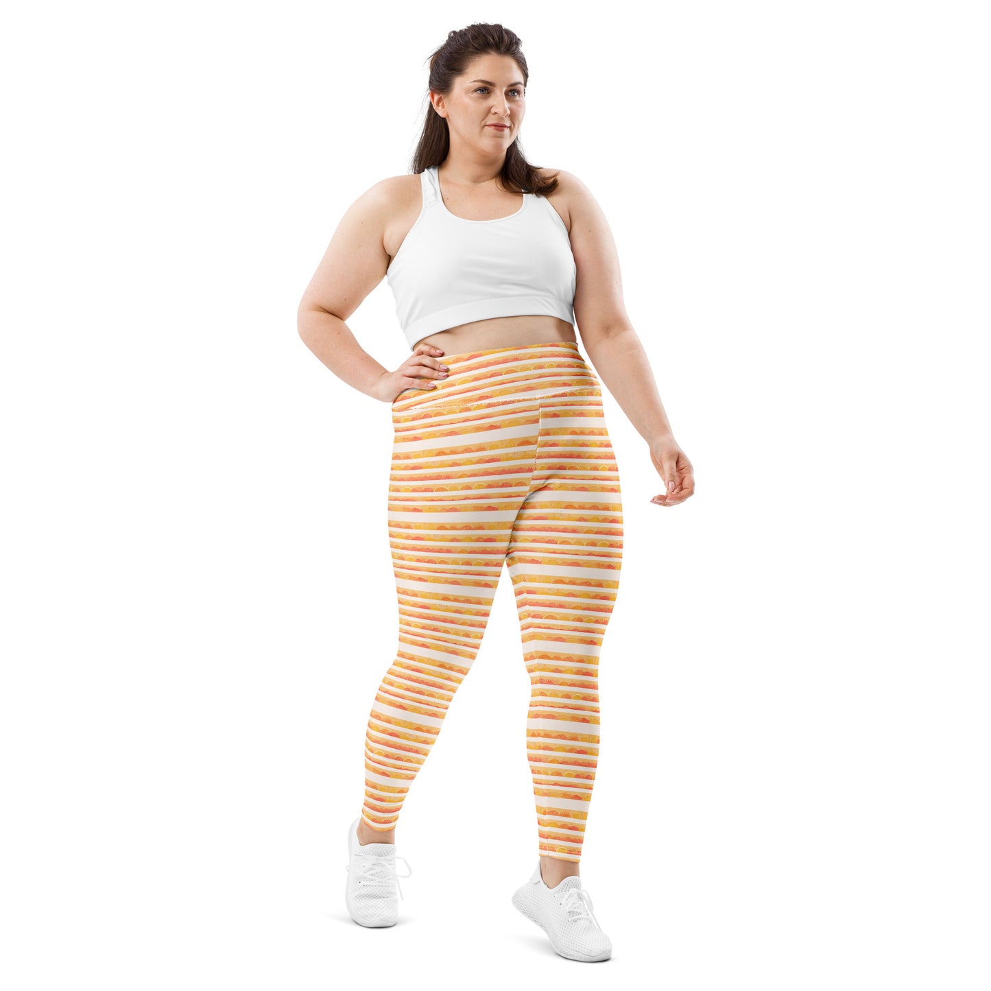 Rising Sun Plus Size Leggings