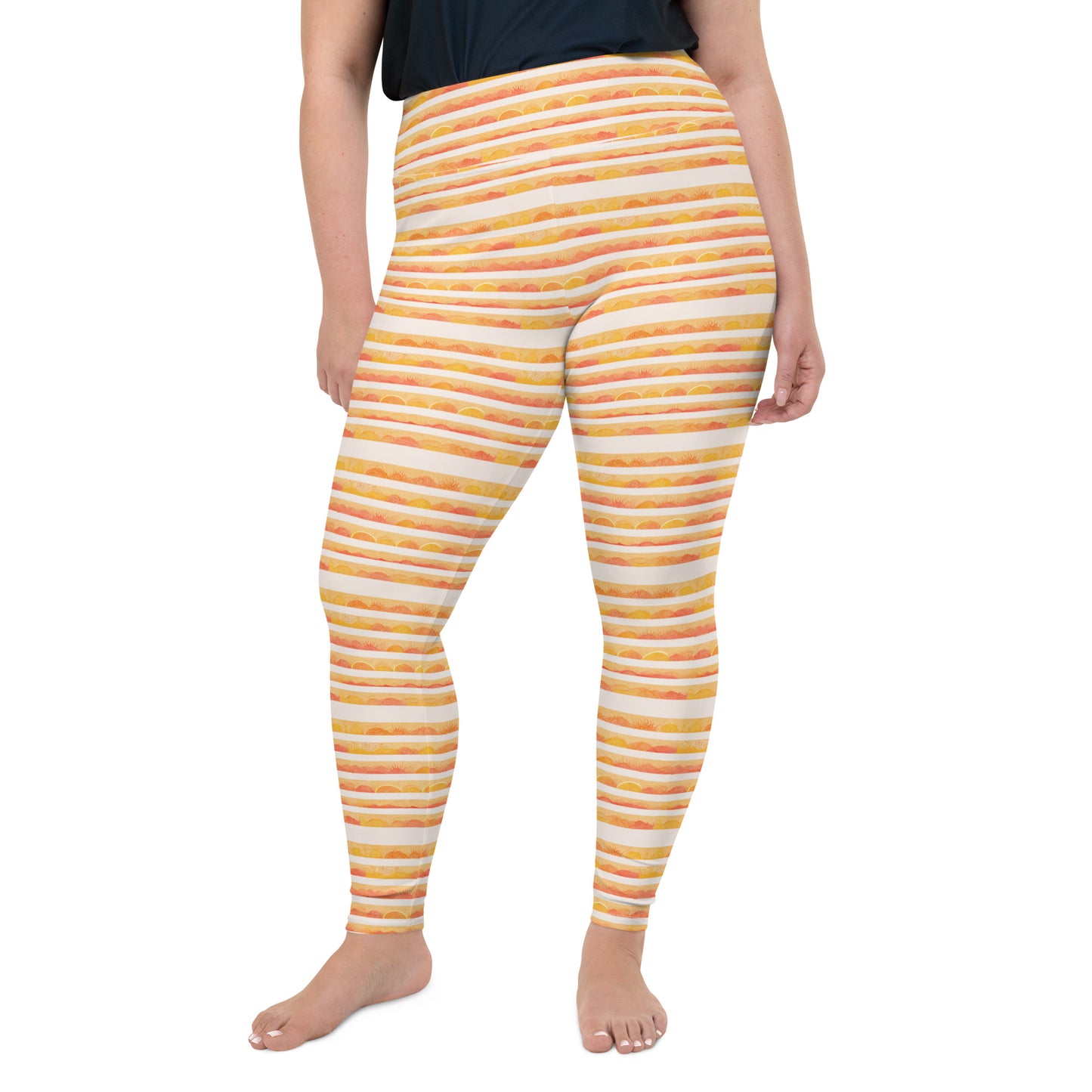 Rising Sun Plus Size Leggings