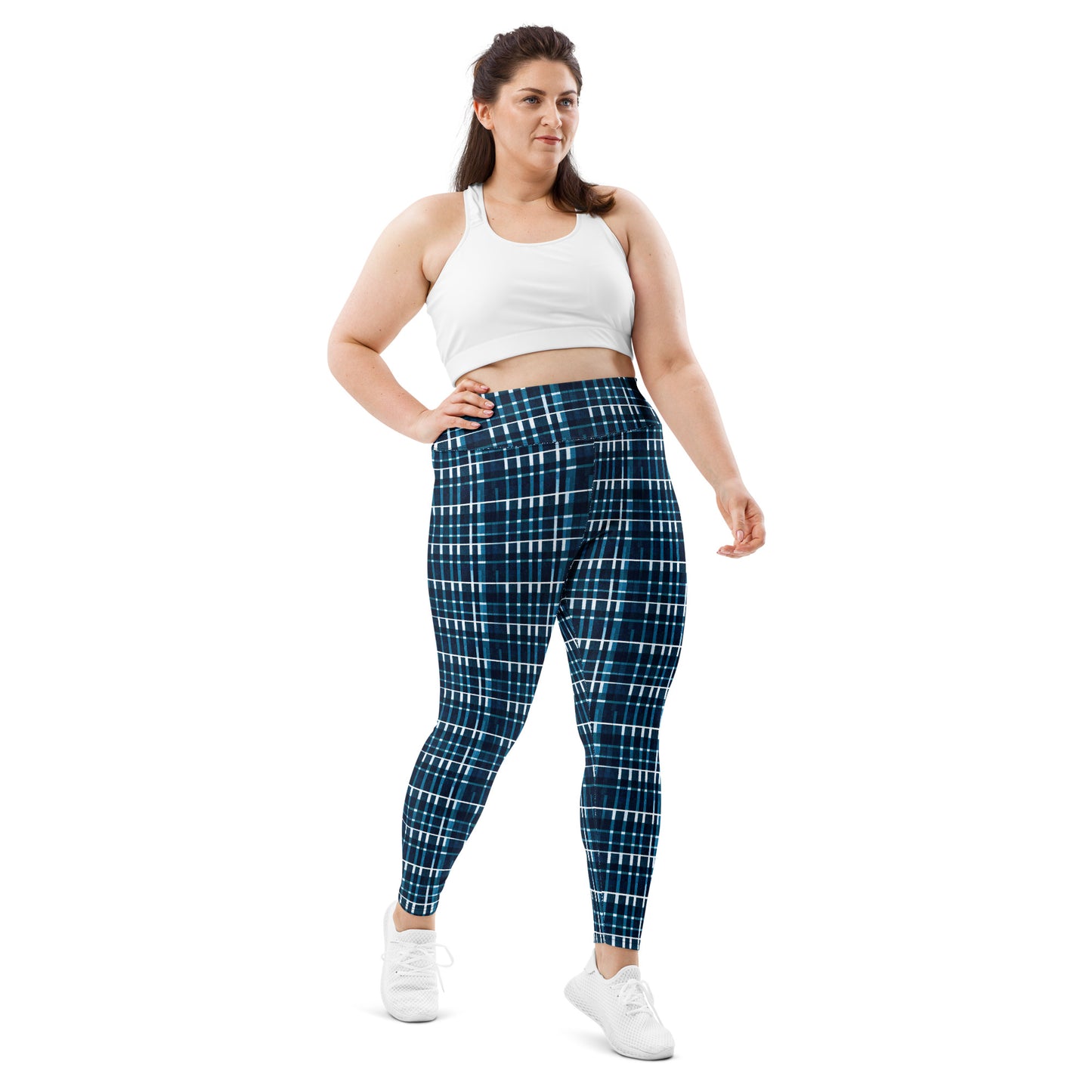 Royal Blue Scottish Heritage Plus Size Leggings