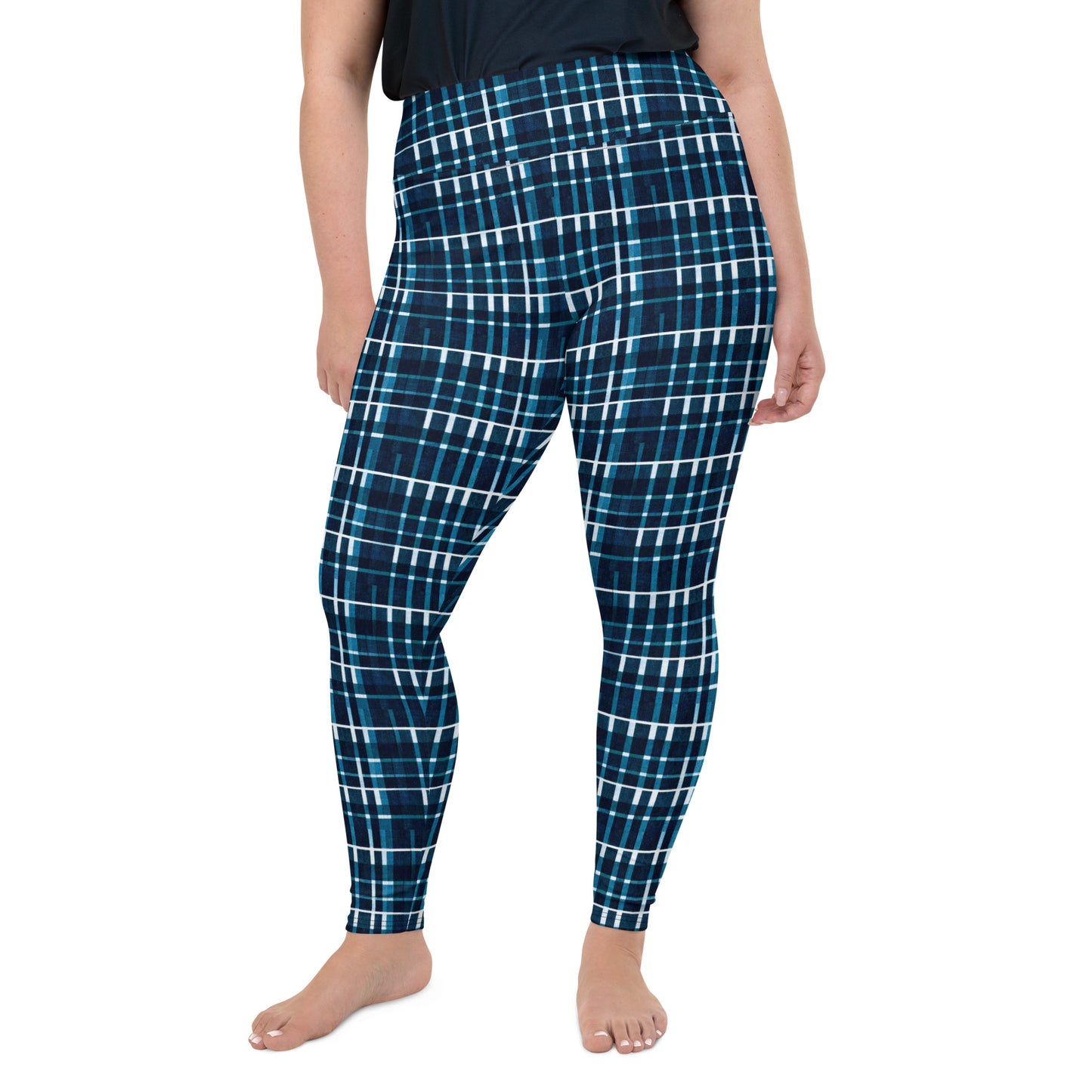 Royal Blue Scottish Heritage Plus Size Leggings