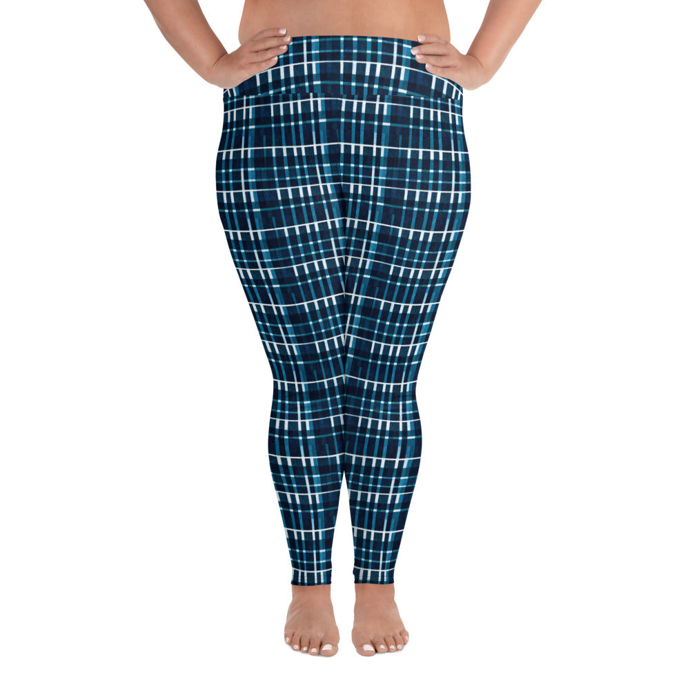 Royal Blue Scottish Heritage Plus Size Leggings