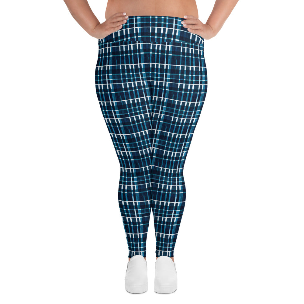 Royal Blue Scottish Heritage Plus Size Leggings