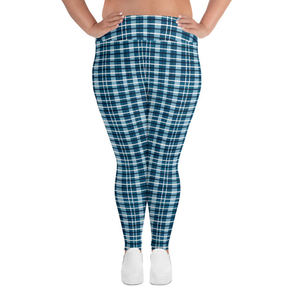 Scotsman’s Skyward Plaid Plus Size Leggings