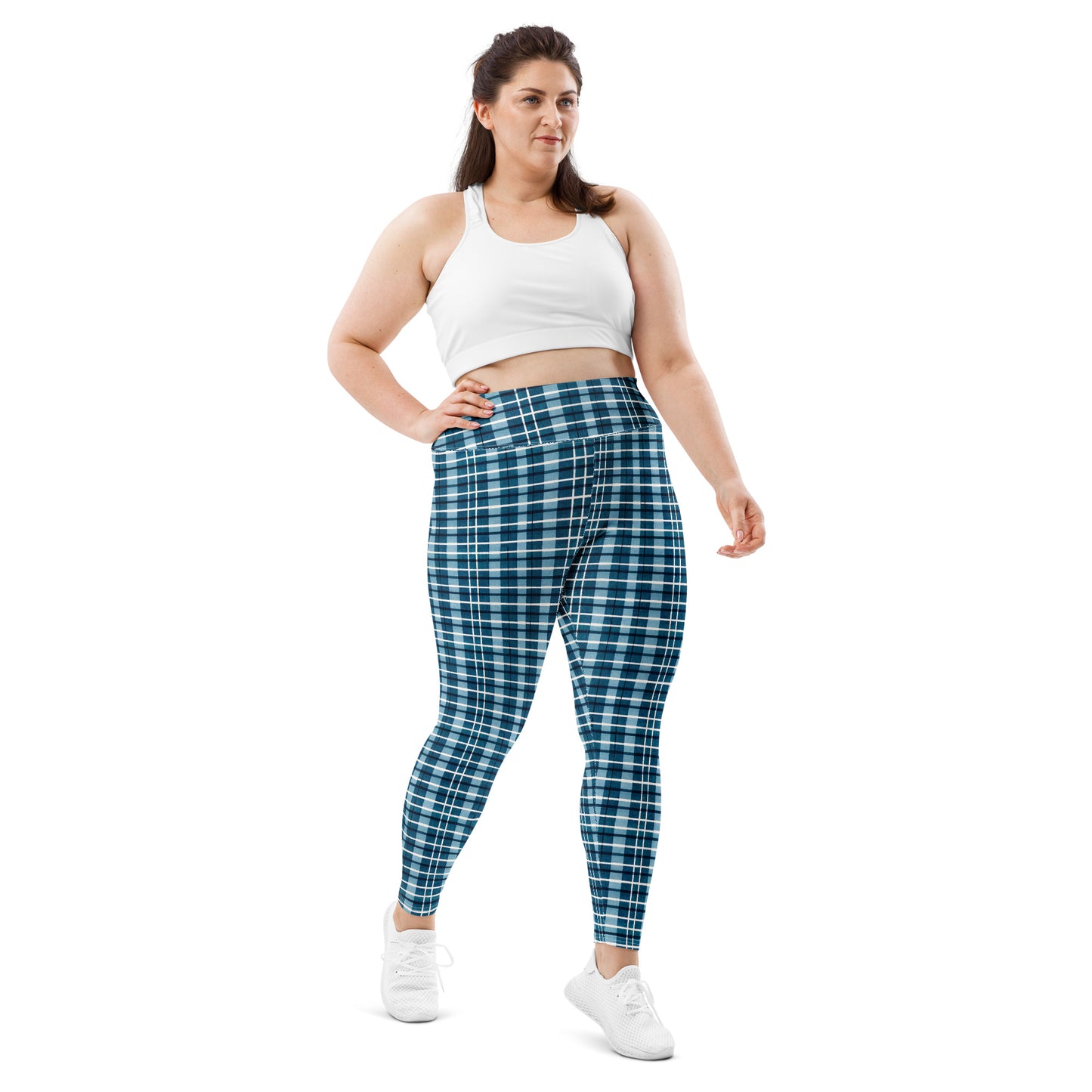 Scotsman’s Skyward Plaid Plus Size Leggings