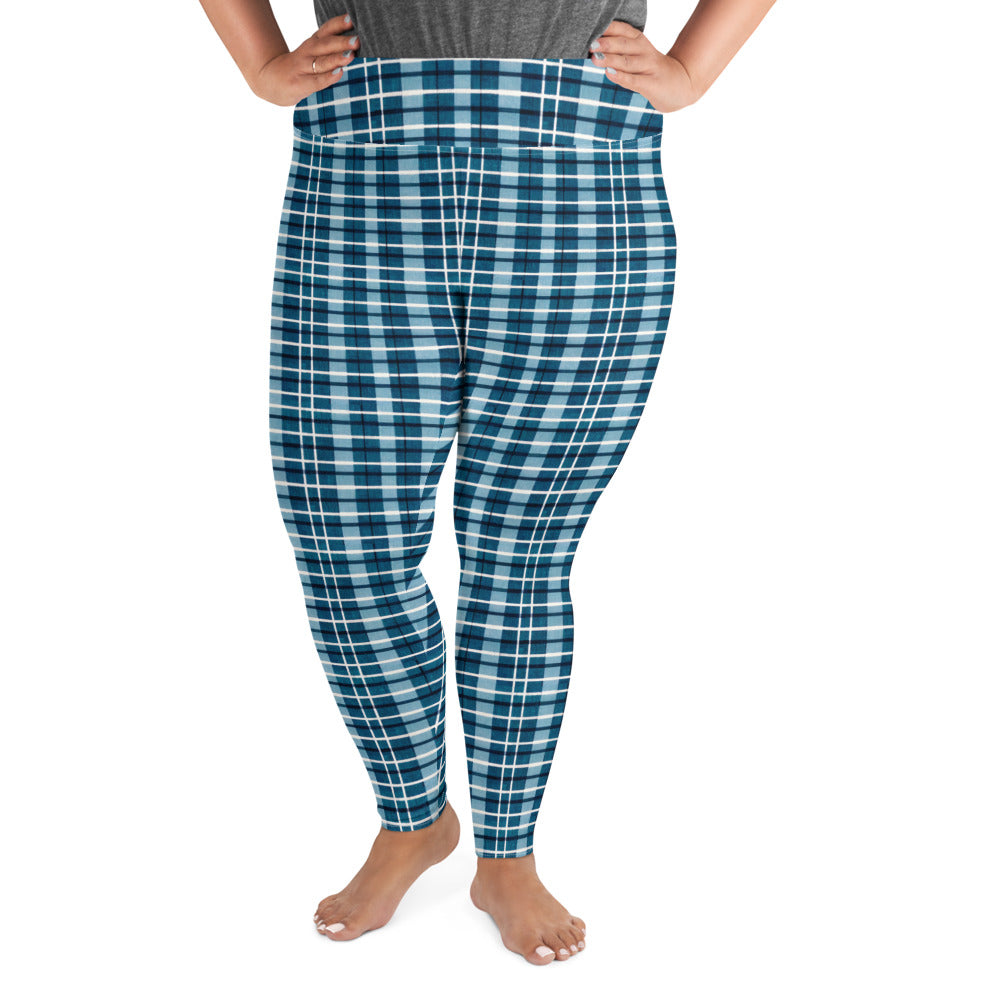 Scotsman’s Skyward Plaid Plus Size Leggings