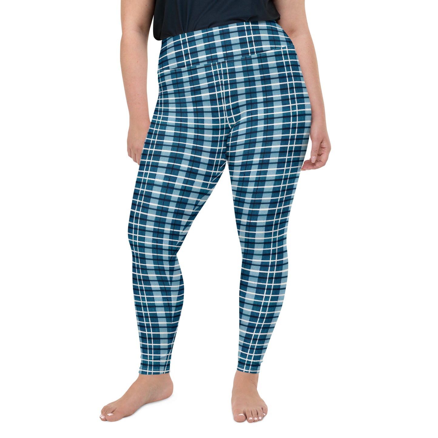 Scotsman’s Skyward Plaid Plus Size Leggings