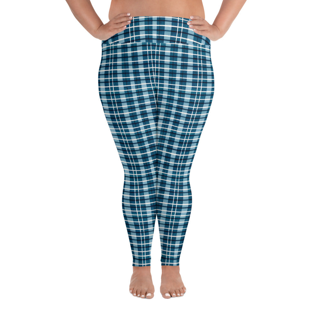 Scotsman’s Skyward Plaid Plus Size Leggings