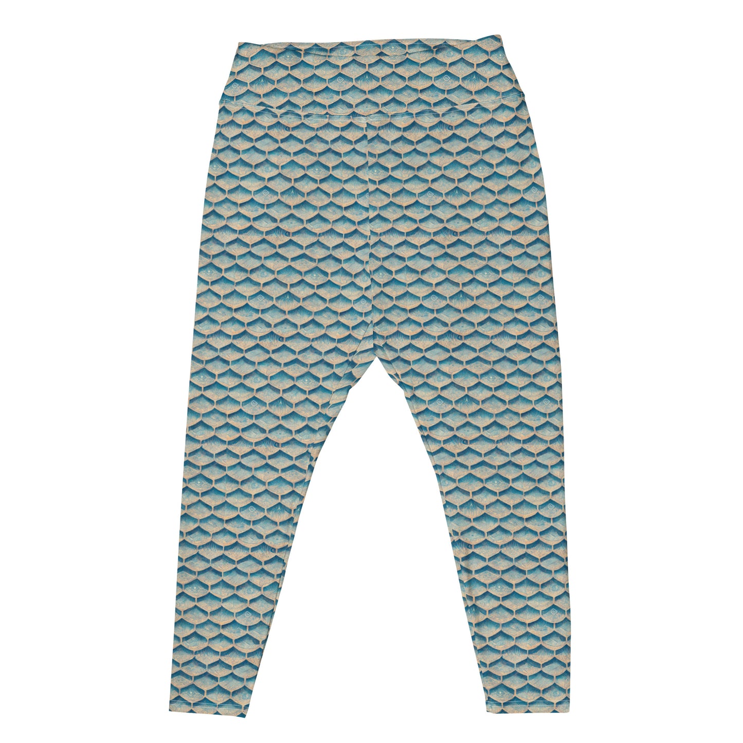 Seafoam Scales Plus Size Leggings