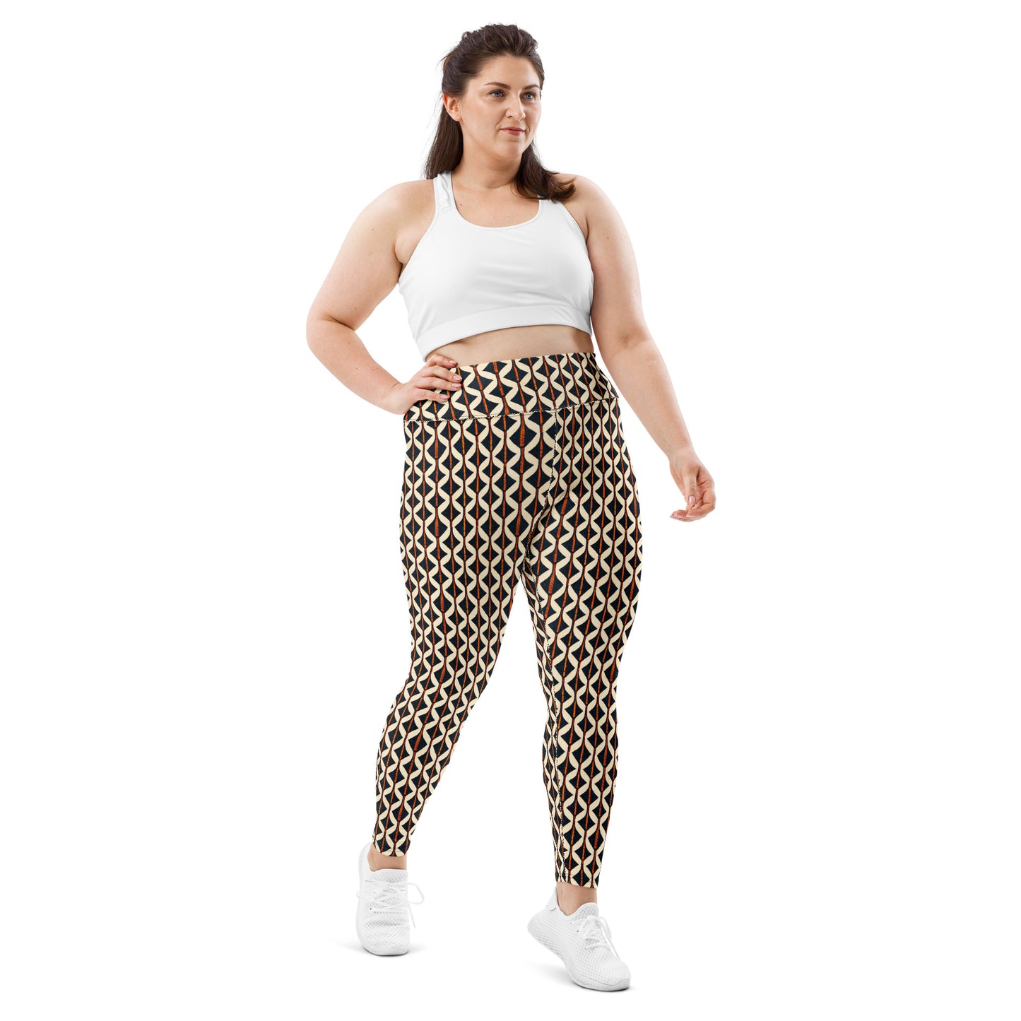 Tribal Tones In Harmony Plus Size Leggings