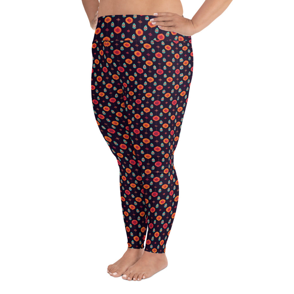 Free Spirited Flora Plus Size Leggings