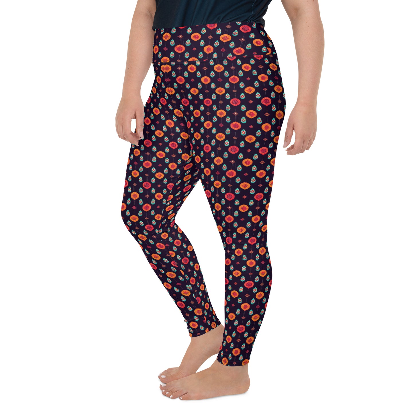 Free Spirited Flora Plus Size Leggings