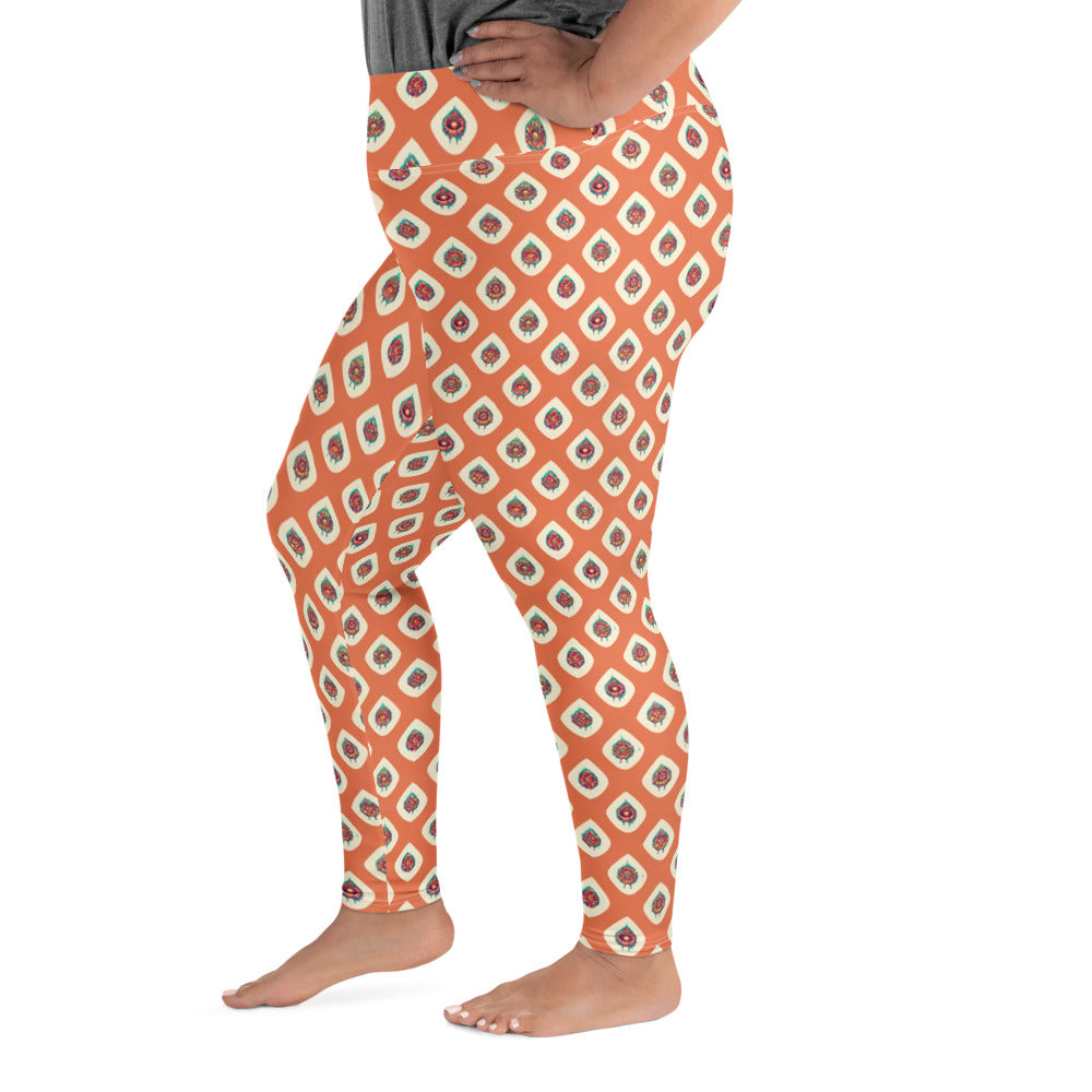 Mango Tango Plus Size Leggings