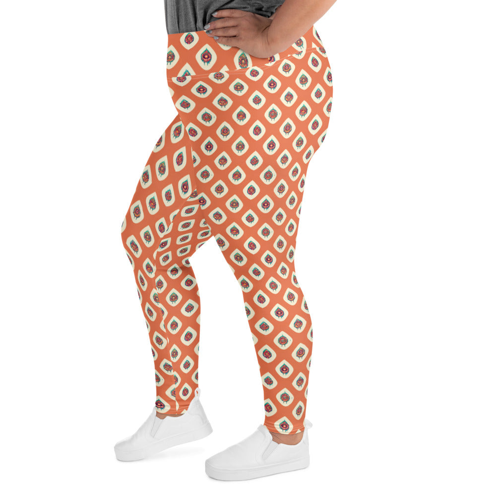 Mango Tango Plus Size Leggings