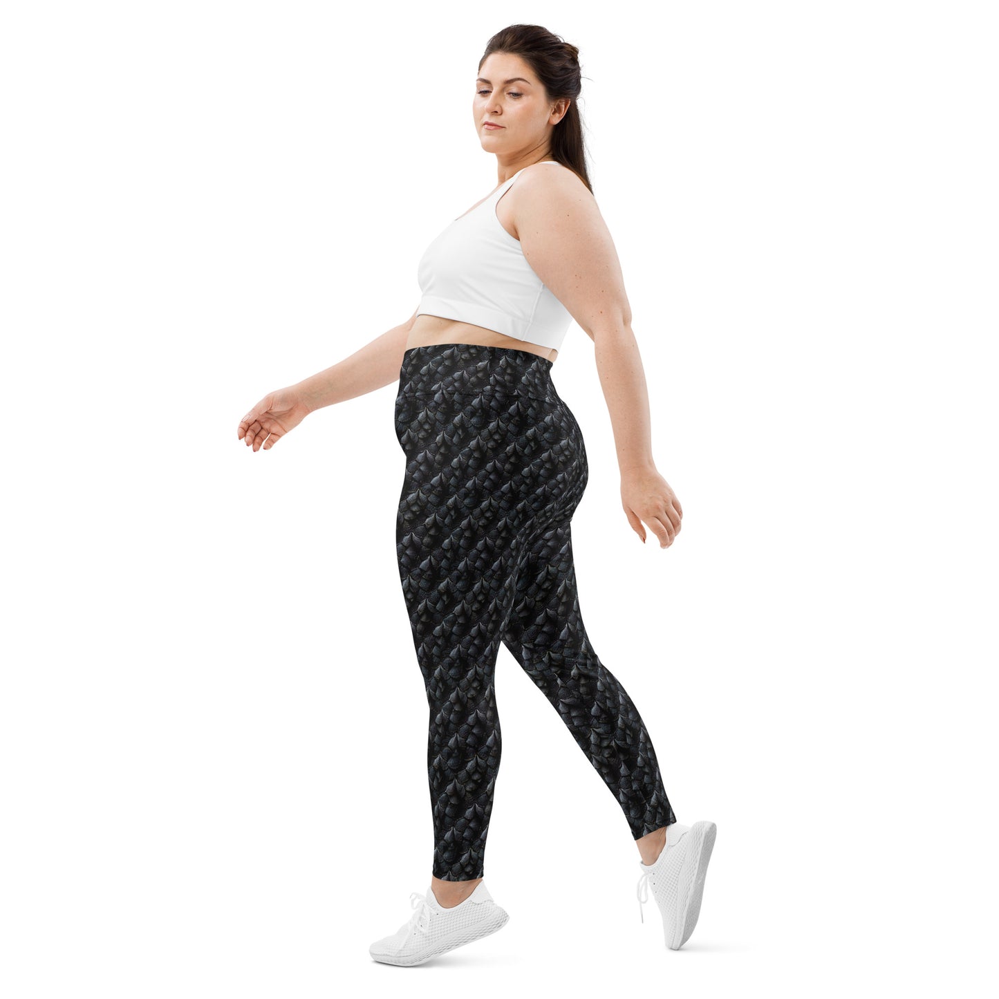 Onyxxor, the Cliff Sentinel Dragon Plus Size Leggings