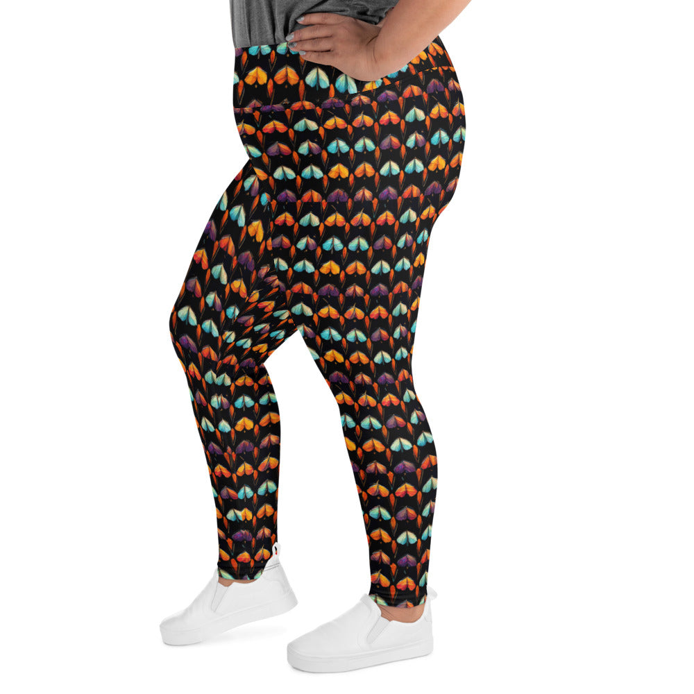 Quilted Wings Plus Size Leggings