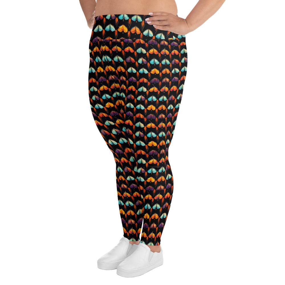 Quilted Wings Plus Size Leggings