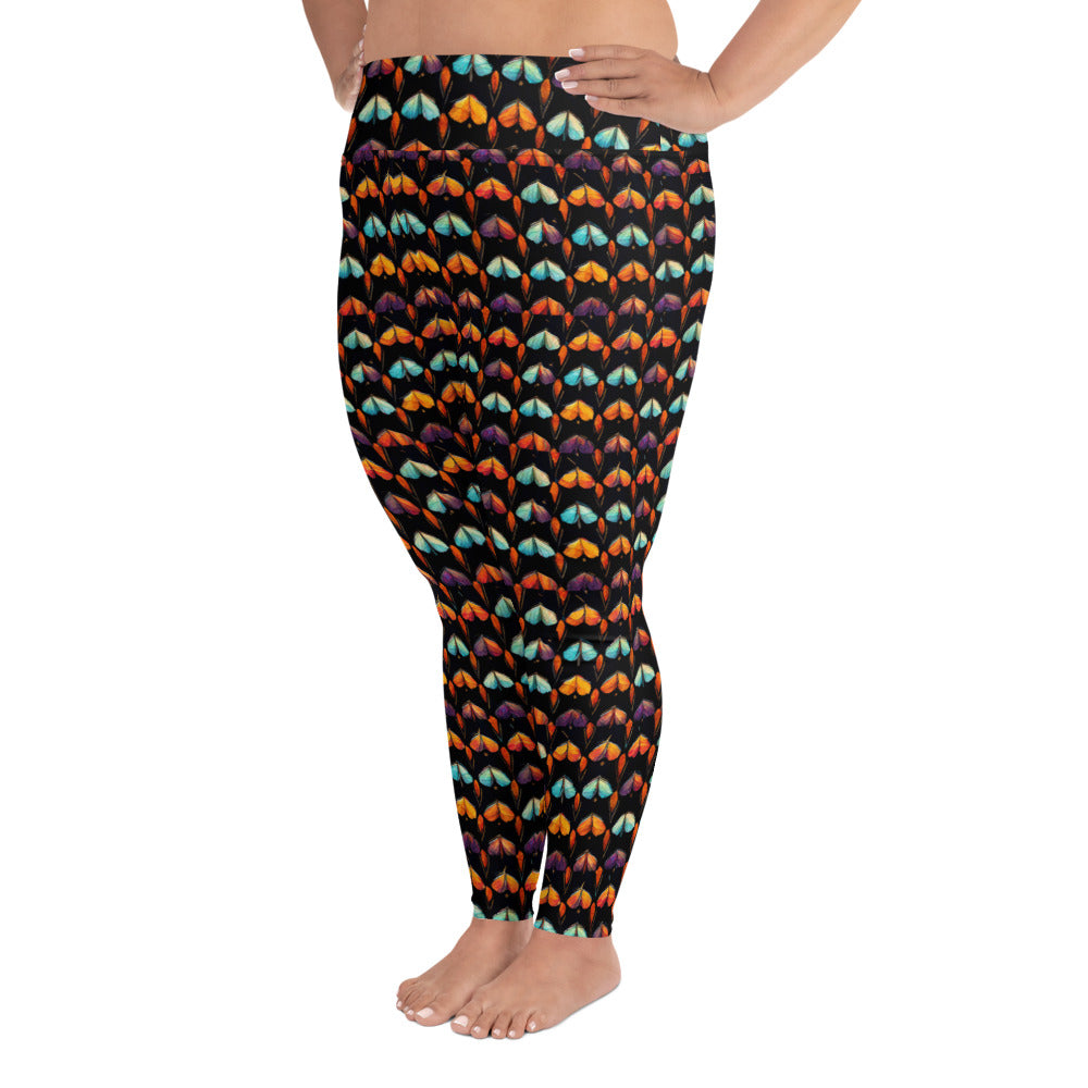 Quilted Wings Plus Size Leggings