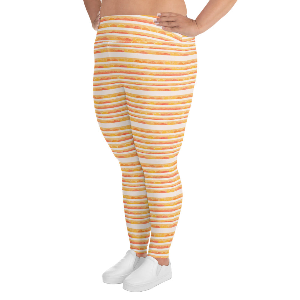 Rising Sun Plus Size Leggings