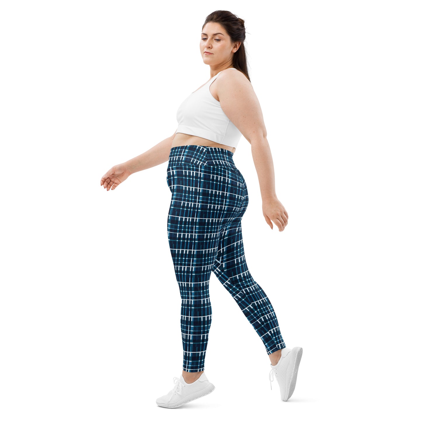 Royal Blue Scottish Heritage Plus Size Leggings