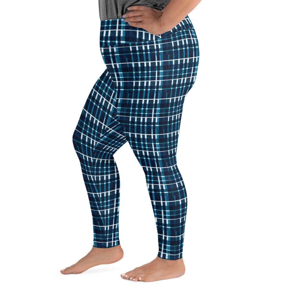 Royal Blue Scottish Heritage Plus Size Leggings