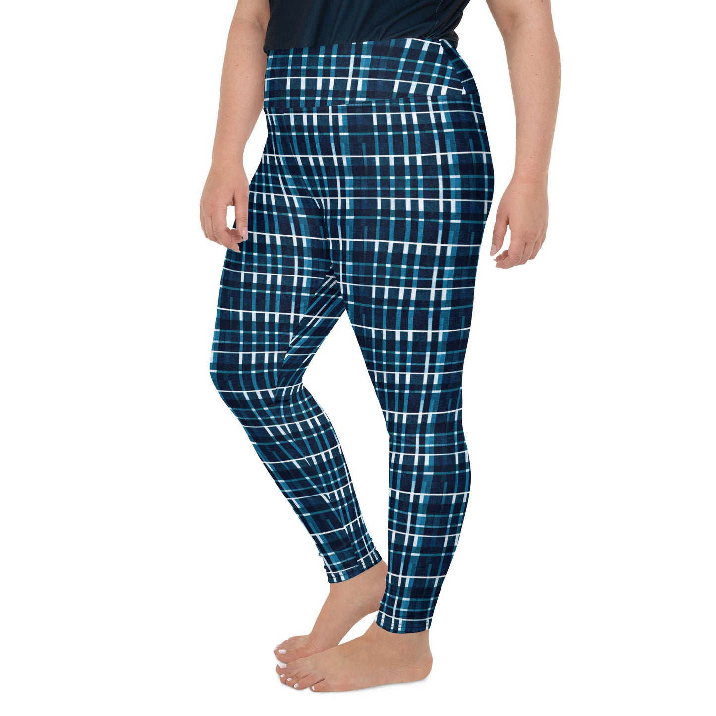 Royal Blue Scottish Heritage Plus Size Leggings