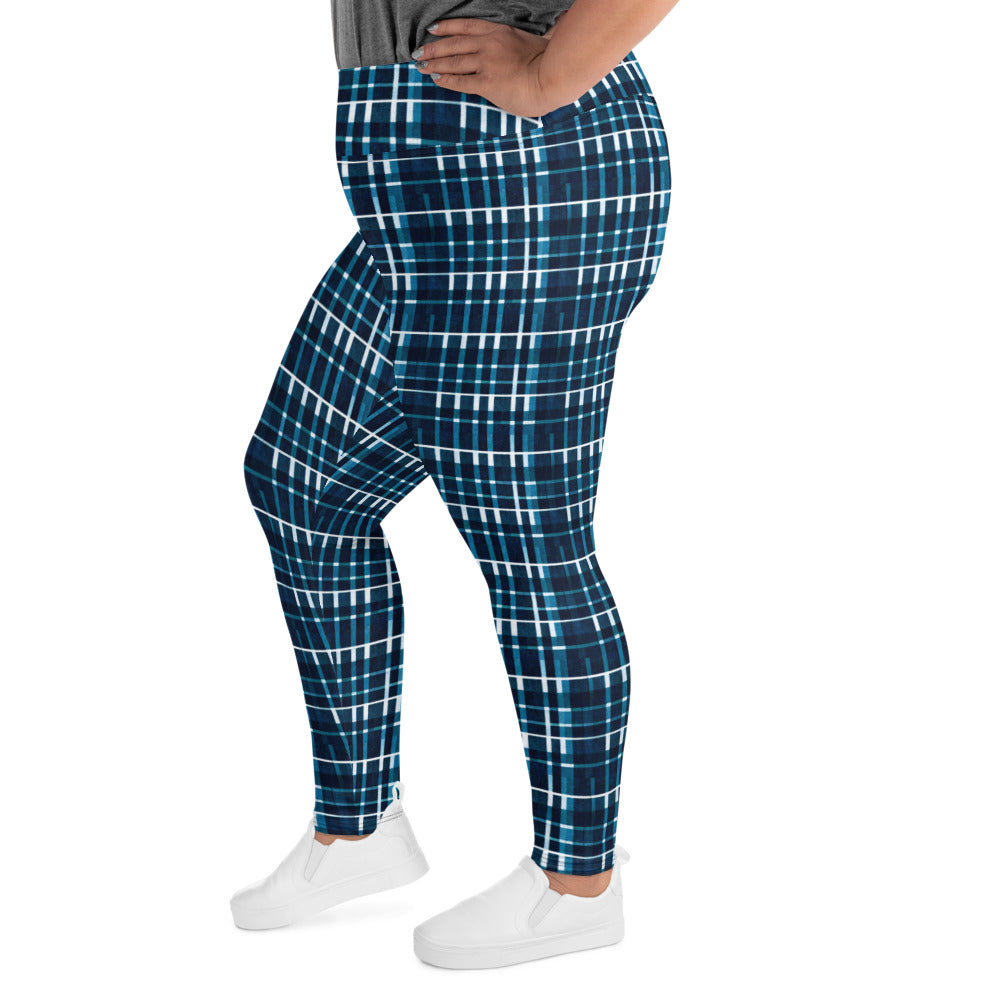 Royal Blue Scottish Heritage Plus Size Leggings