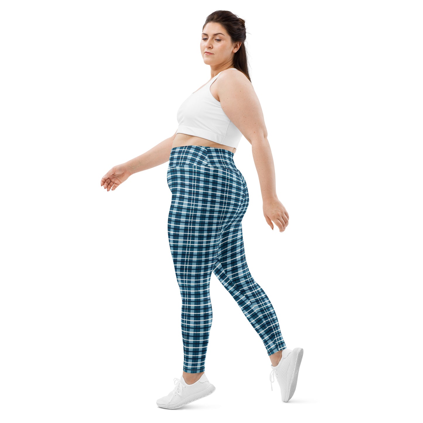 Scotsman’s Skyward Plaid Plus Size Leggings